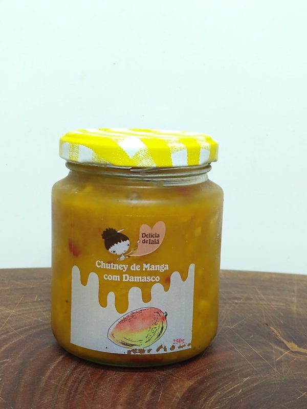 Chutney de manga e damasco