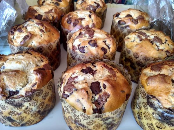 Chocotone de chocolate ao leite com nozes e Cranberries (330 gramas) *, **