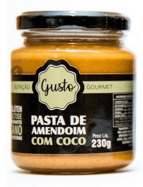 Pasta de amendoim com coco - Gusto - 230g 2