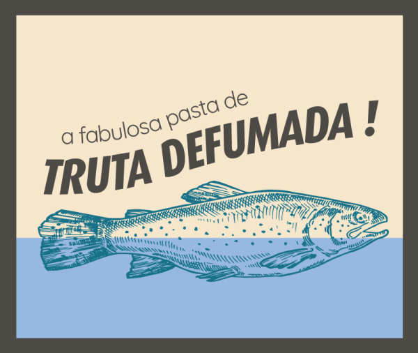 A fabulosa Pastinha de truta defumada com chancliche, ricota e azeite - 250g