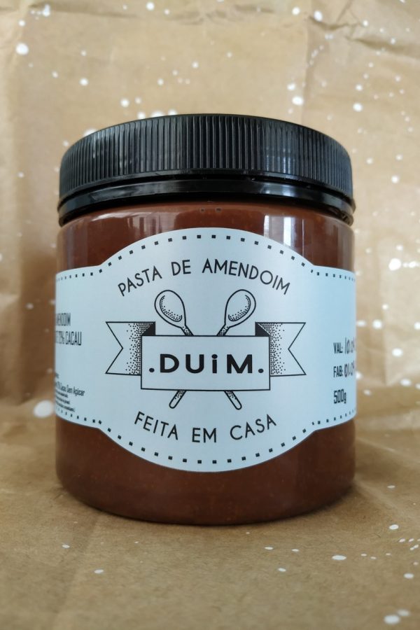 Pasta de Amendoim com Cacau 72% sem açúcar Duim - 500 gramas