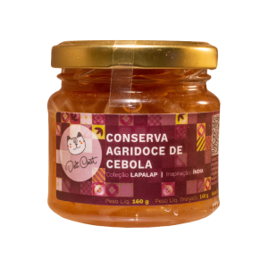 Conserva Agridoce de Cebola - Lapalap Delichat (160 gramas)