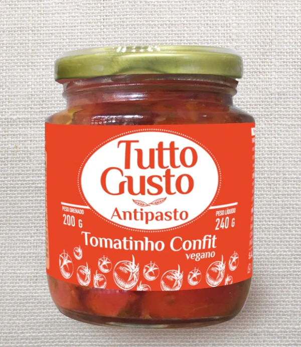 Antipasto de Tomatinho Confitado Tutto Gusto (240 gramas)