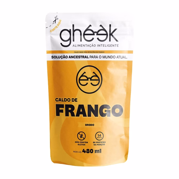 Caldo de frango sem conservantes 480ml (Gheek)