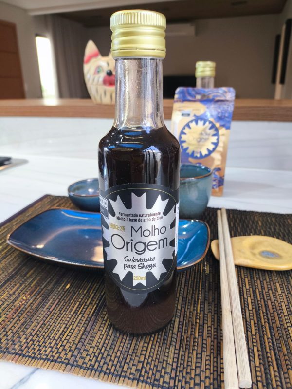 Shoyu de grão de bico orgânico - Origem (250 ml)